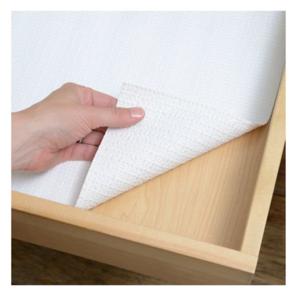 NWT - CON-TACT No-Slip Grip, Non-Adhesive Cushioned Shelf Liner - White 18"x4' - Picture 2 of 7